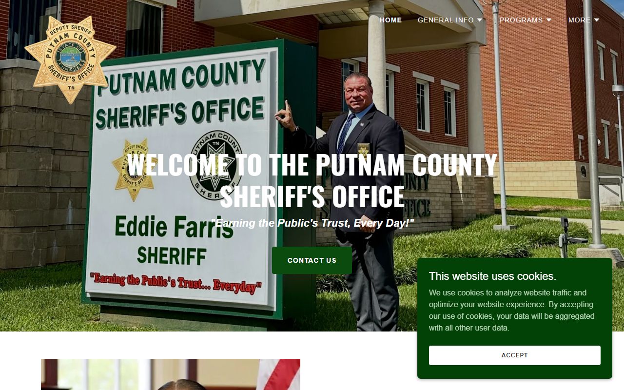 Cookeville 72 hour booking Putnam County search portal