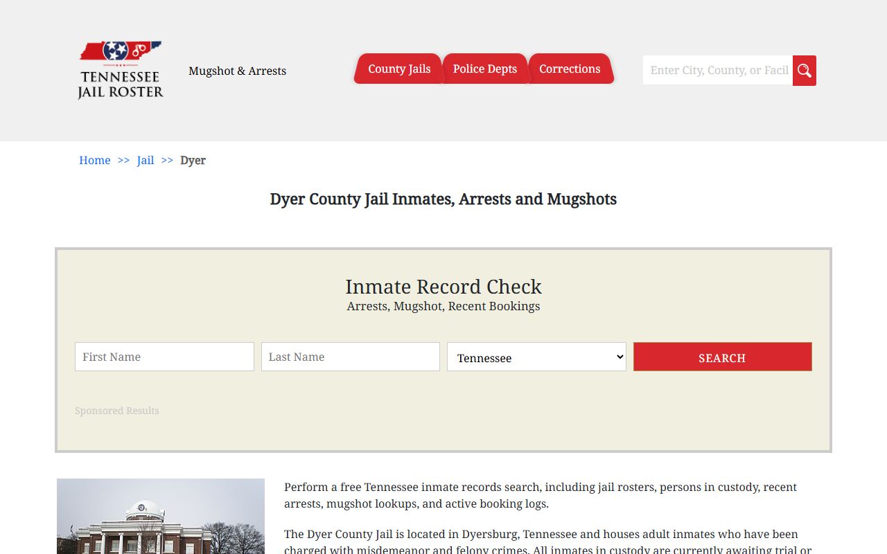 Dyer County jail booking resources 72 hour booking