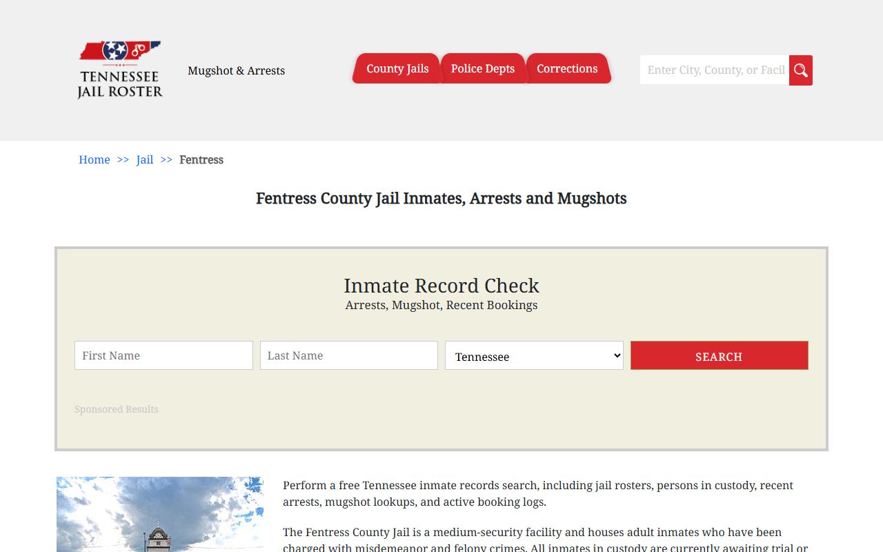 Fentress County jail booking resources 72 hour booking