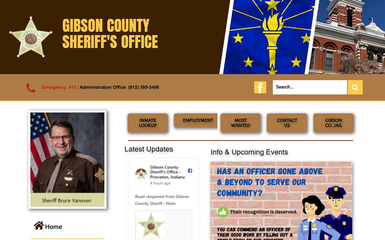 Gibson County jail booking resources for 72 hour booking records
