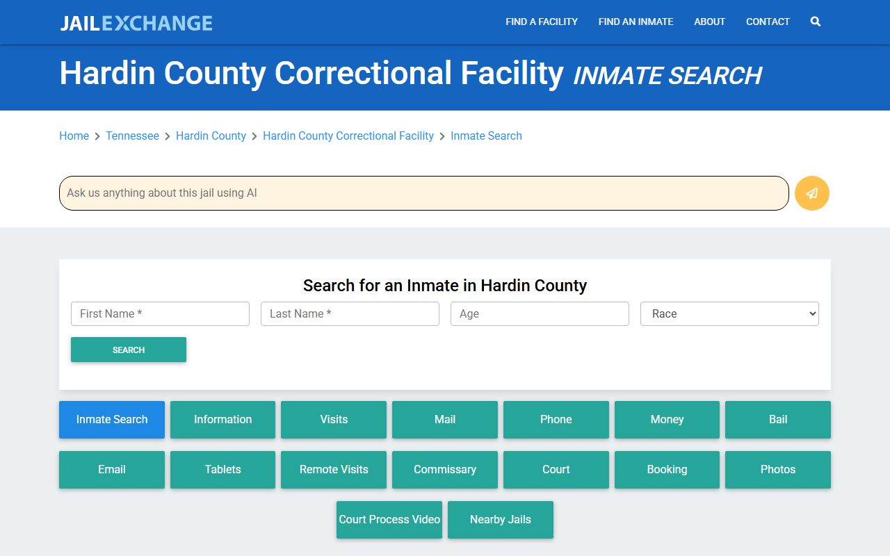 Hardin County jail booking resources for 72 hour booking records